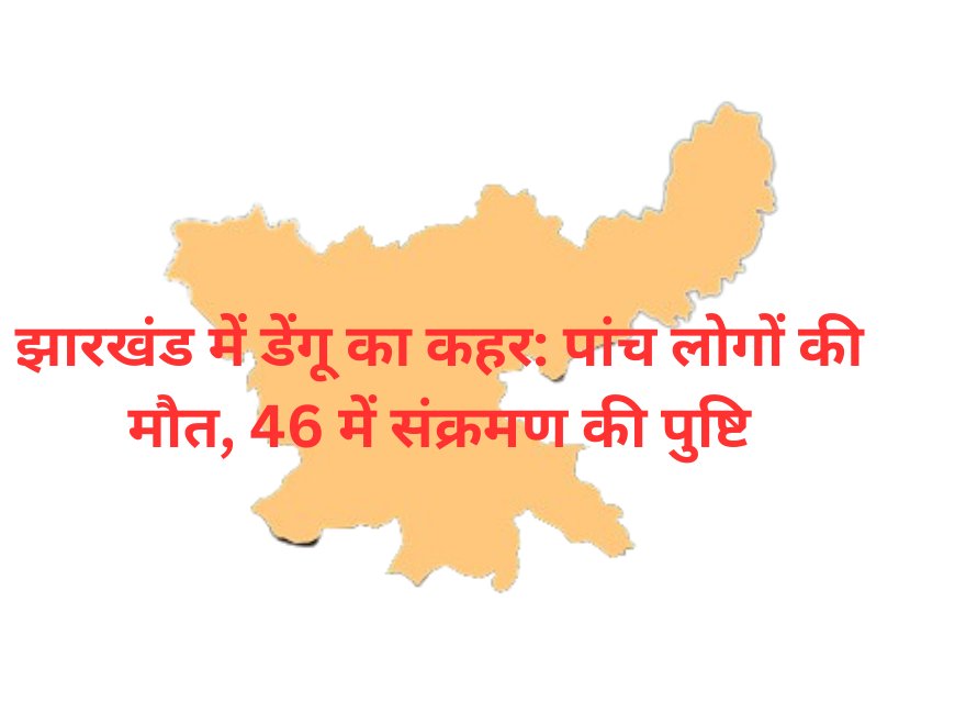 राज्य  में डेंगू का कहर: पांच की मौत, 46 संक्रमित